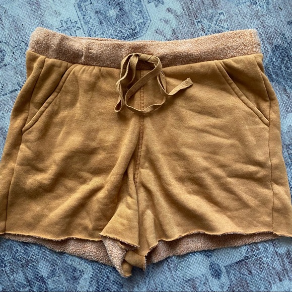 NEW Intimately Free People Kelly Cognac Lounge Shorts - Picture 2 of 3